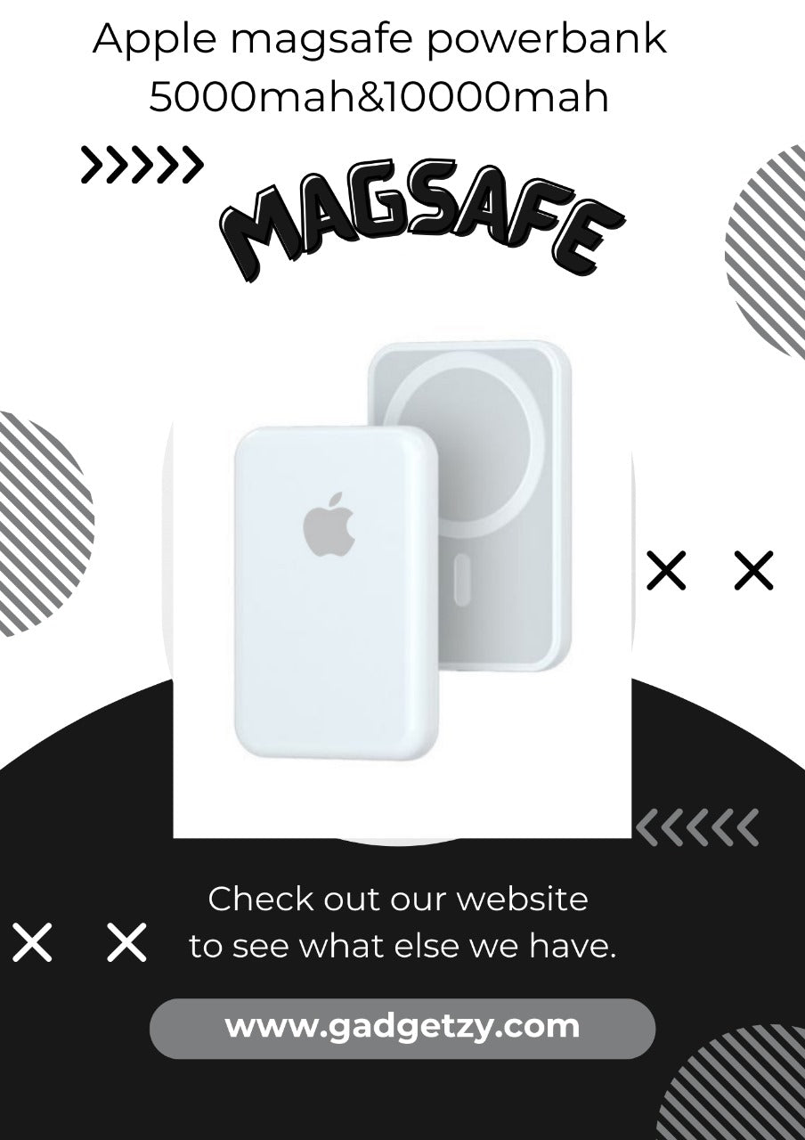 Apple MagSafe Wireless Power Bank for iPhone 5000mAh 20W Fast Charging Gadgetzy